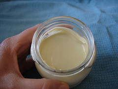 skin cream jar